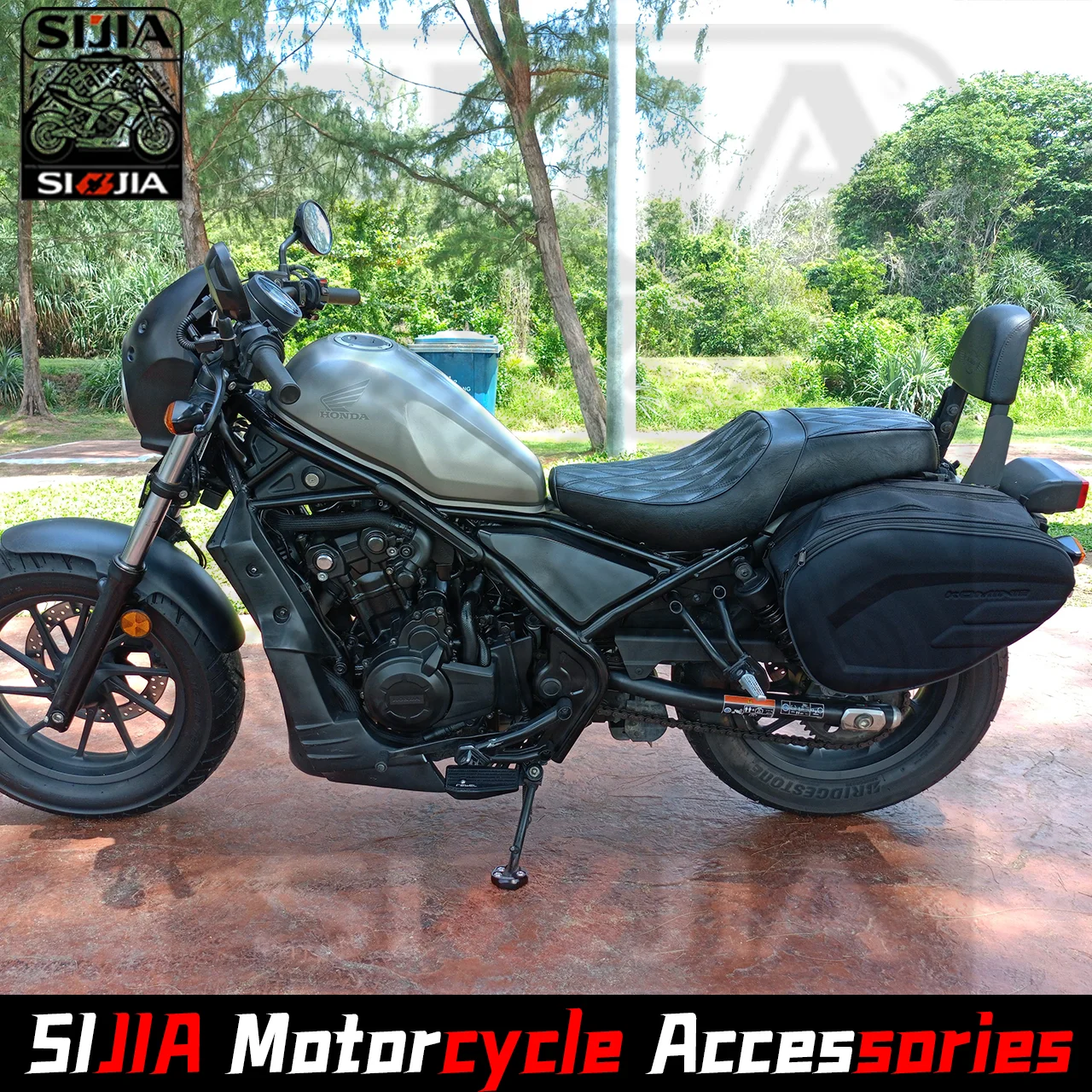 Cm500 cm300 motocicleta dois-up assentos piloto sela motorista passageiro pillion para honda cmx 300 cm 500 rebel cmx300 cmx500 2017-2023