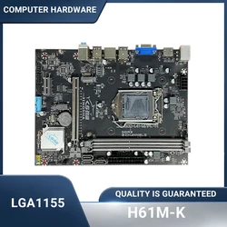 Scheda madre JINGSHA H61M-K supporto LGA 1155 memoria DDR3 16GB USB2.0 SATA2 M.2 NVME NGFF PCIE3.0 Desktop M-ATX H61