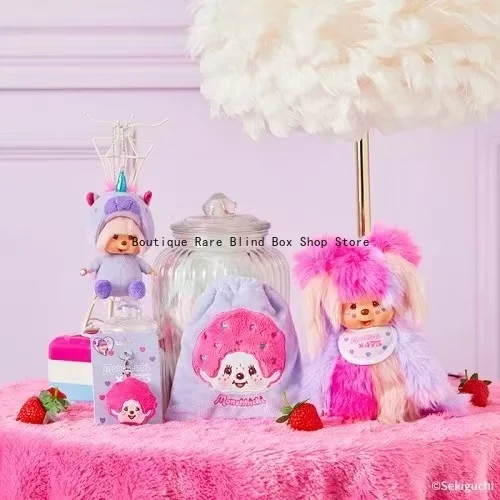 

Аутентичная японская совместная работа Monchhichi × Shinako475 — плюшевая игрушка-единорог, официальная лицензированная мягкая кукла