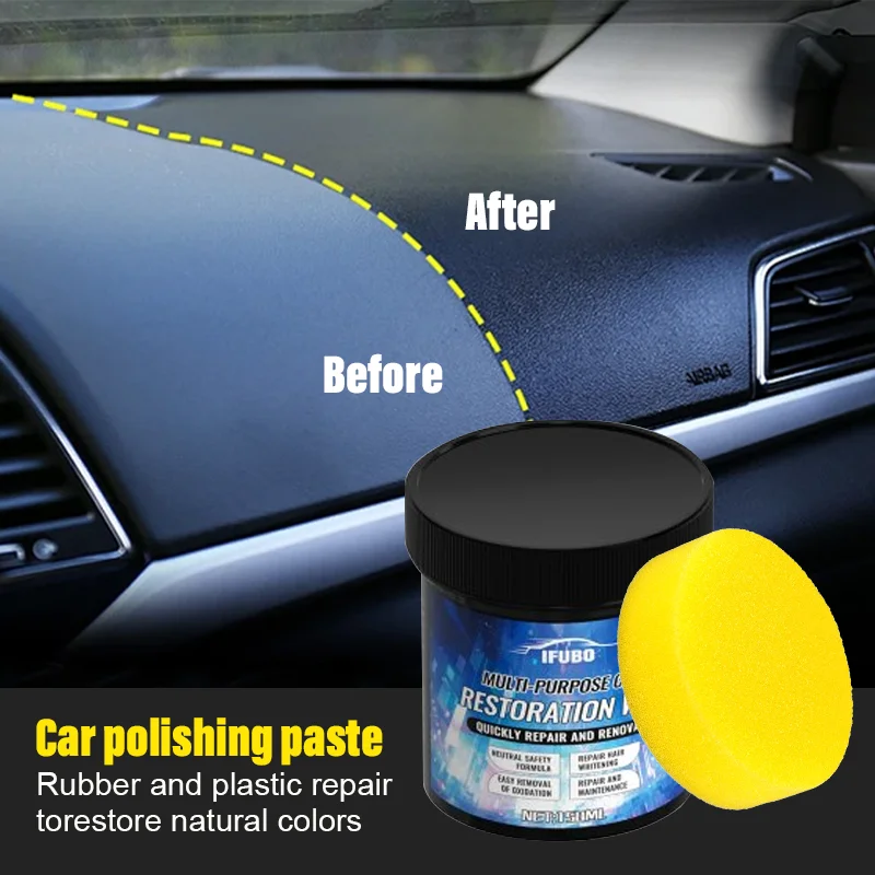 Multi-purpose automotive interior repair kit, General Automotive dashboard polishing paste, leather dust protection