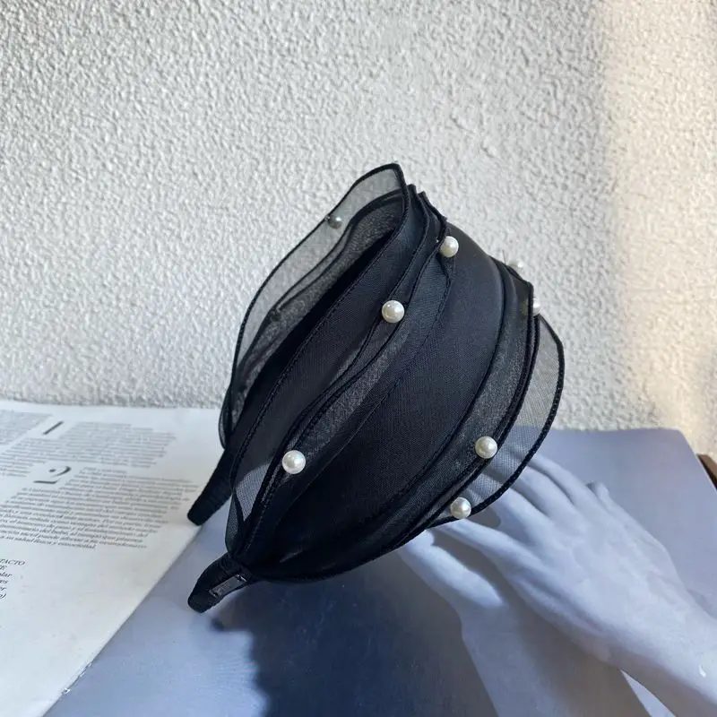 wide-pearl-otago-shawl-hairband-women's-fashion-hair-accessories-breathable-pressed-hair-card-original-design-summer