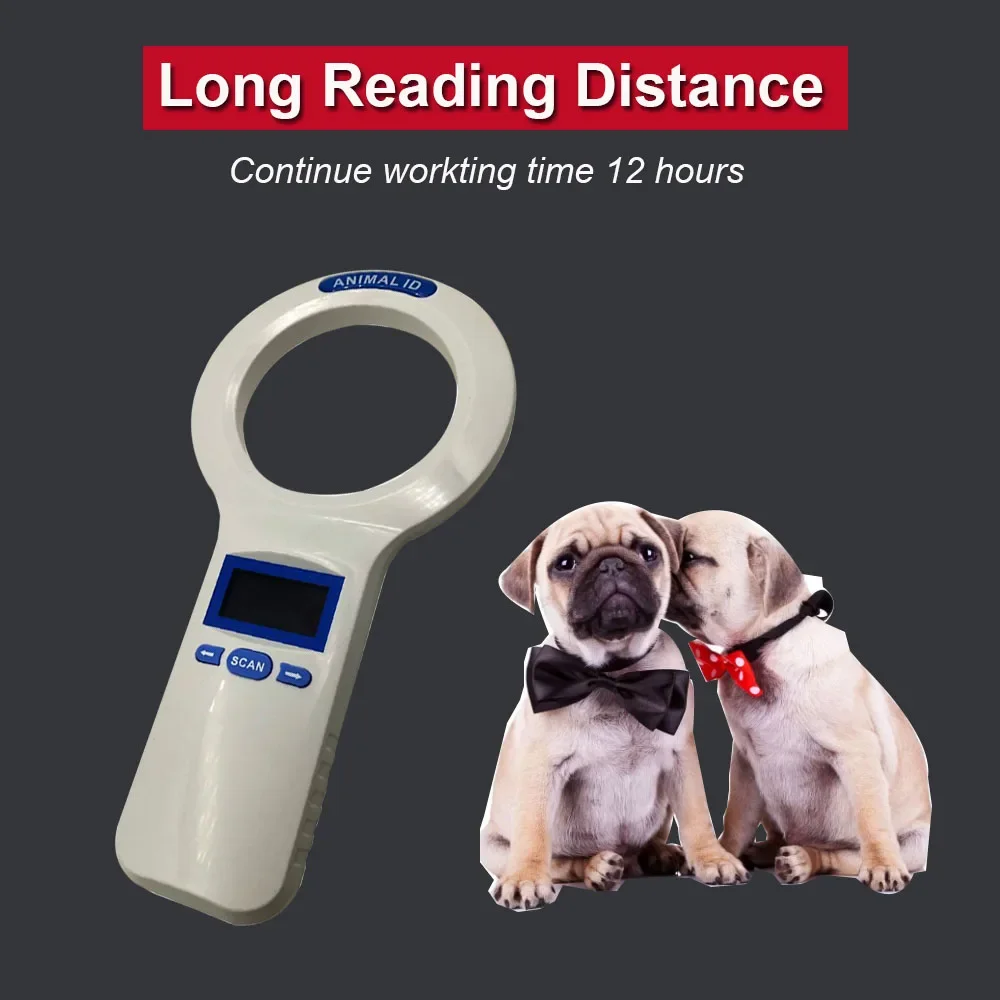 Animal chip  Reader USB FDX-B ID64 RFID pets mini microchip  for dog cat cattle livestock farm