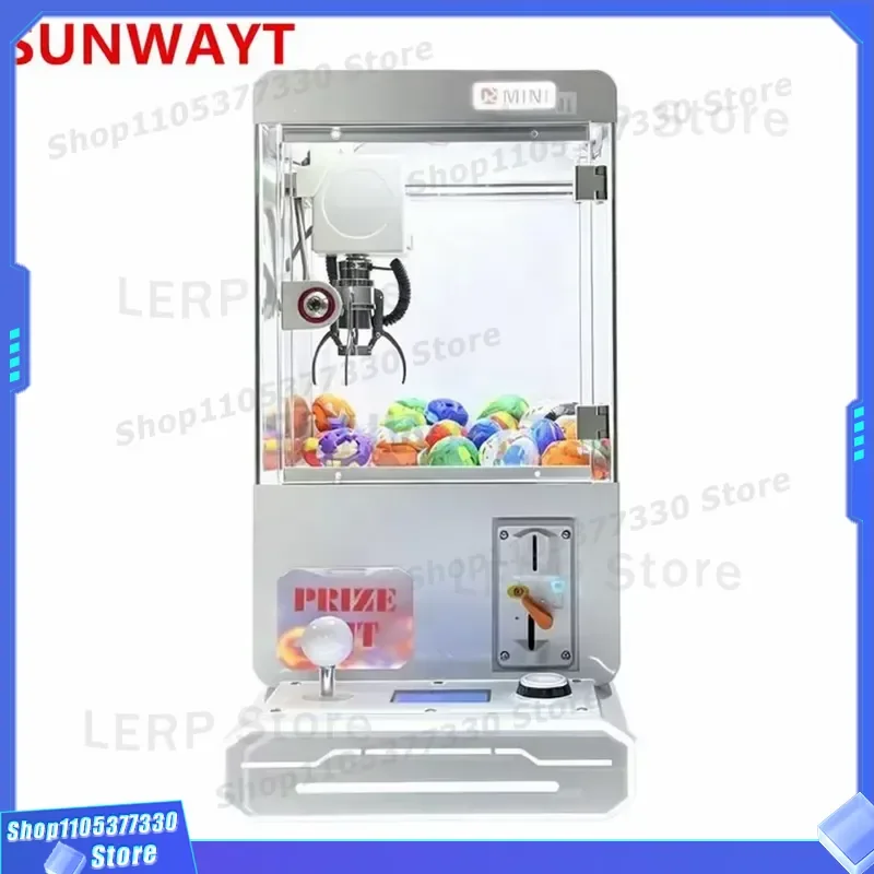 Mini Claw Machine Arcade Game Toy with Plush Dolls for Shopping Mall Entertainment Center Kids Gift Prize Vending Device