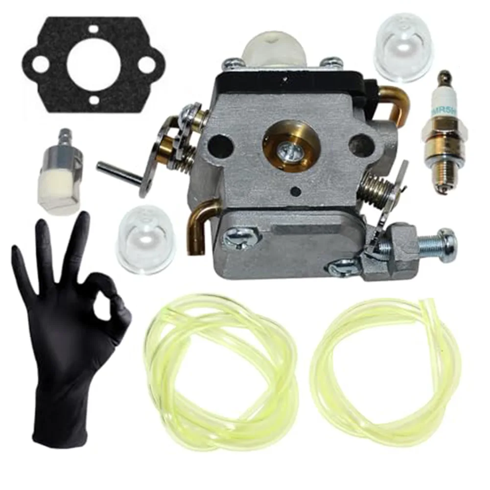 Metal carburetor kit for 122HD45 122HD60 322HD60 522HD60S 522HD60X designed to reliable engine running and easy setup