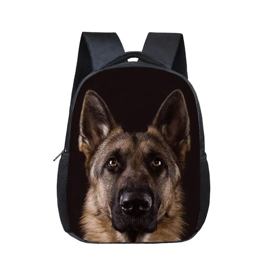 

German Shepherd Dog Print Kids Backpack School Bags Boys Girls Mini Kindergarten Bookbags Preschool Toddler Bagpacks Mochila