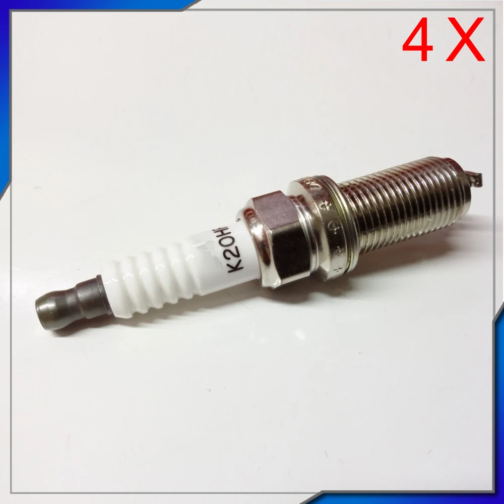 (4pcs/lot)  car accessories Spark Plug For Toyota 4Runner Tacoma Tundra 4.0L V6 90919 01235 K20HR U11 9091901235 K20HRU11