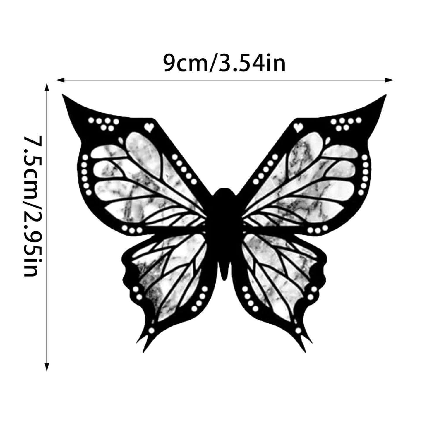 Transformez votre jeu de maquillage avec l'outil de pochoir d'eye-liner de précision impeccable pour un look époustouflant en un glisser! Ce flexible et