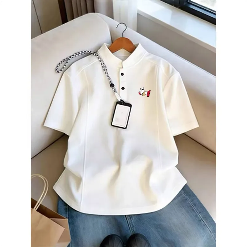 Men's pure cotton slim fit casual sports round neck short sleeved T-shirt men's short sleeved top