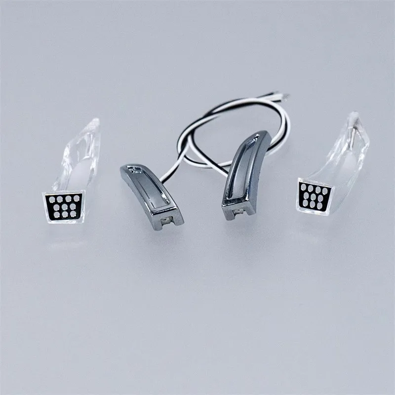 الذقن الجانب بدوره إشارة Cbd-k56 عملية تصفيح البلاستيك 3 فولت لشاحنة مقطورة تاميا نموذج 1/14 فولفو Fh16 750 أجزاء محاكاة Led #5