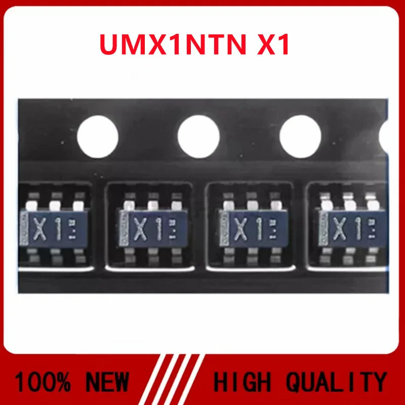50-200PCS 100% New Original Crystal Transistor UMT1NTN UMX1NTN X1 SOT363 Silk-Screen Marked T1 T2 UMT2NTR Transistor UMX1NTN X1