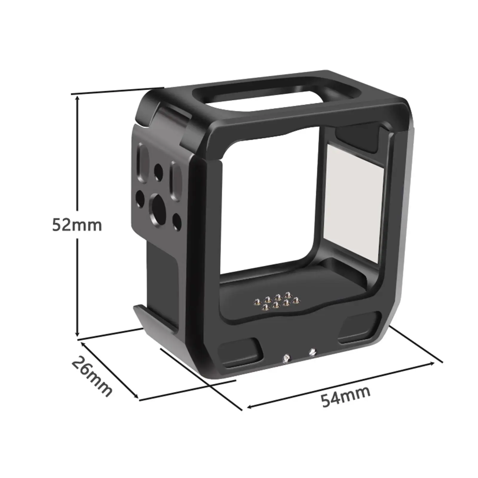 سبائك الألومنيوم الأسود كاميرا أرنب قفص الإطار شل الإسكان القضية لقطع الغيار