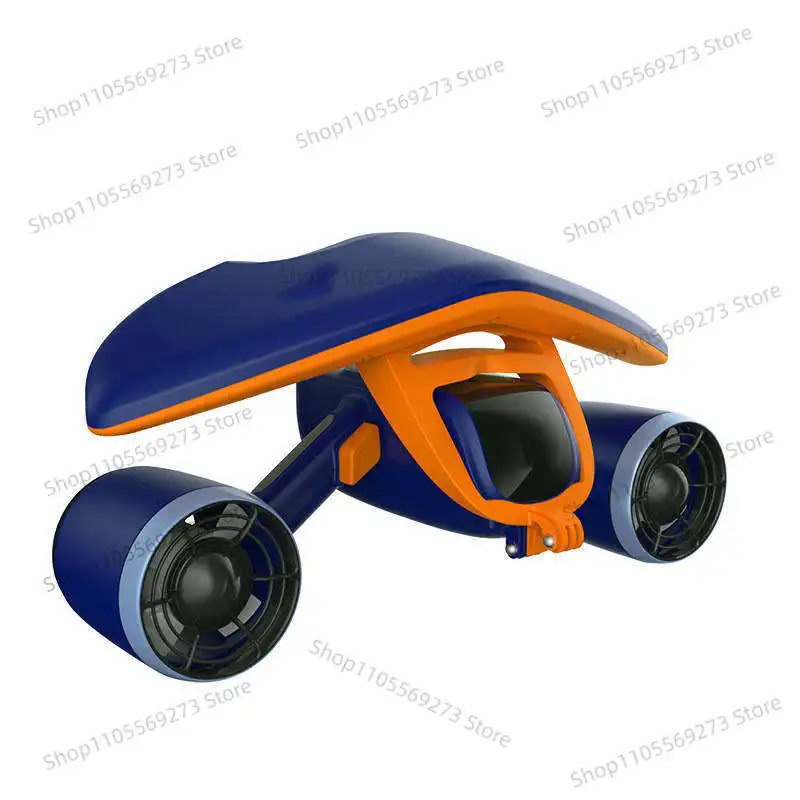Professional Electric Underwater Sea Scooter Dual Motor Waterproof Dive Equipment Snorkeling Scuba Swim Adjustable Resistant