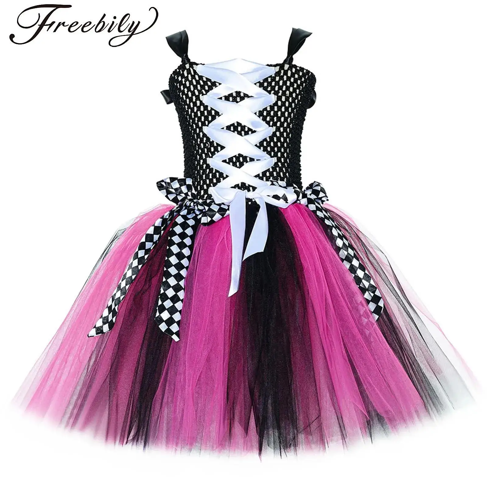 

Костюм пирата для косплея на Хэллоуин для девочек, балетное трико на шнуровке с пышной сеткой, платье-пачка со шляпой, 4 шт./6 шт., пиратское нарядное платье