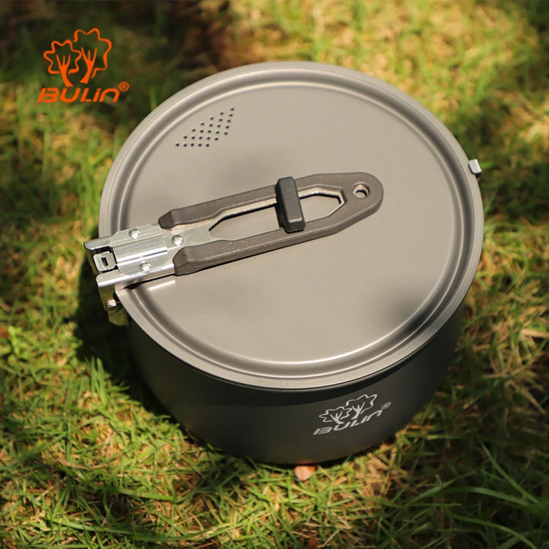 

Bulin Outdoor2026 Vertical Lid Single Pot BL200-C19 Portable Cooking Utensils Picnic Pot Utensils Camping Decoction Pot Utensils