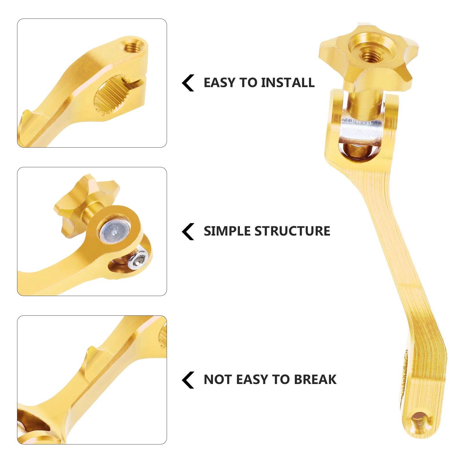 

Rear Brake Rocker Arm Accessory Motorcycle Refit Alloy Fitting Blue Color Durable Simple Structure Professional Modification
