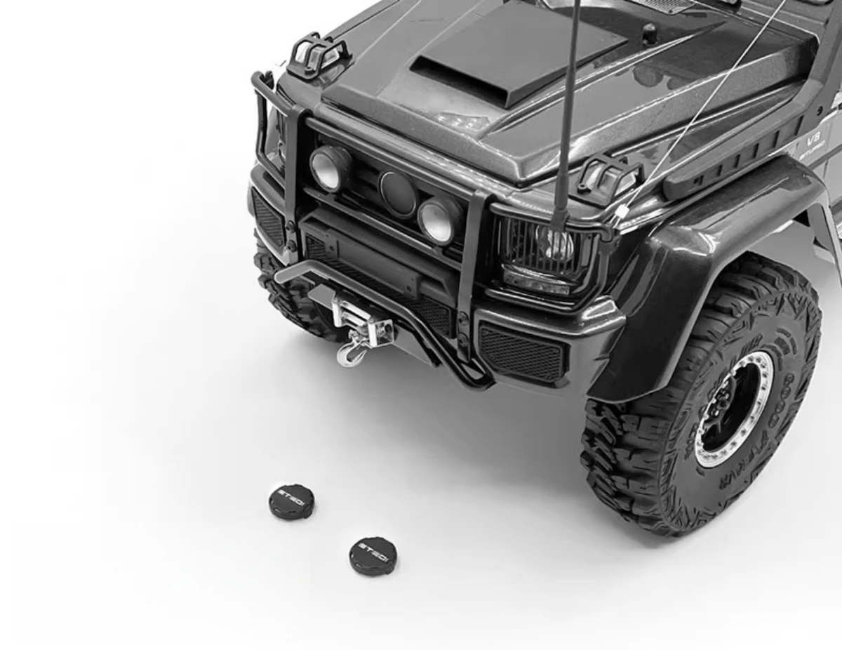 CChand focos LED de 3mm para coche RC 1:10 TRX-4 G500 TRX-6 G63