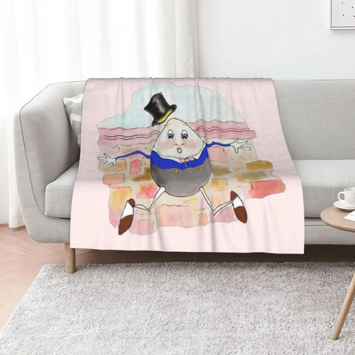 

Humpty Dumpty Had a Great Fall Throw Blanket Camping Bed Fashionable Weighted Personalized Gift Blankets