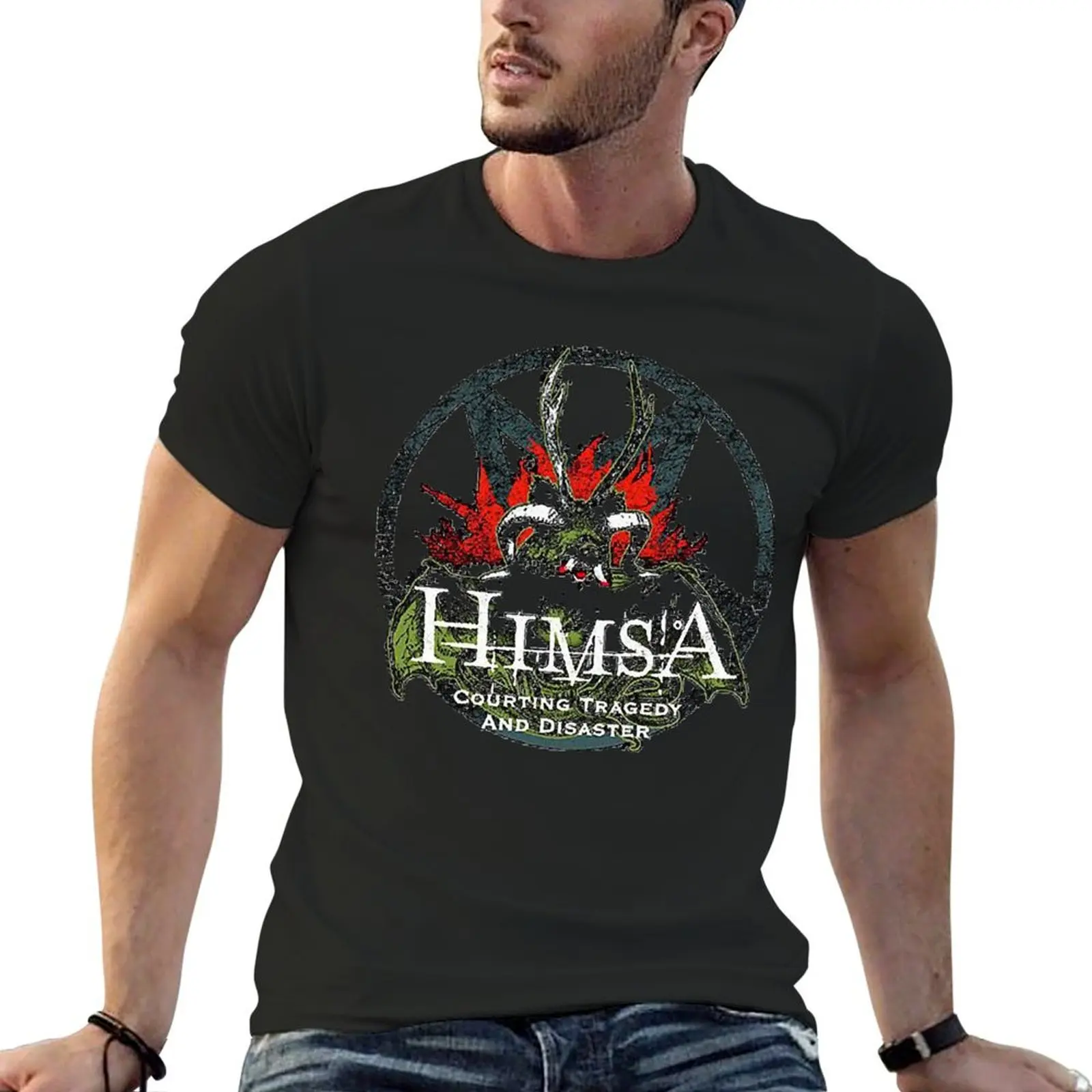 Best of himsa band logo 02 exselna hing quality heavy metal T-Shirt customizeds graphic t shirt vintage t shirts for men graphic