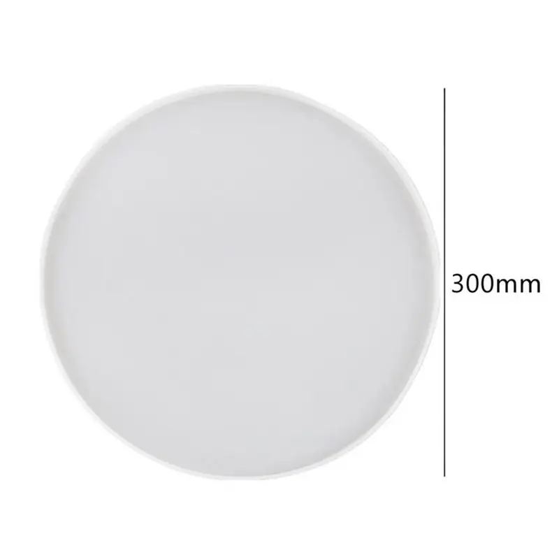 Round Silicone Mold Exquisite Handmade DIY Tool Crystal Mould 30 CM Crystal Epoxy Resin Mold Tray Mirror Plate Casting