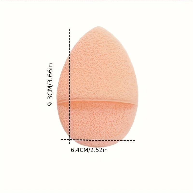 قطعة واحدة من إسفنجة التنظيف العميق للوجه - مزيل مكياج لطيف، وسادة تنظيف ناعمة غير سامة لجميع أنواع اللون البيج الفاتح #6