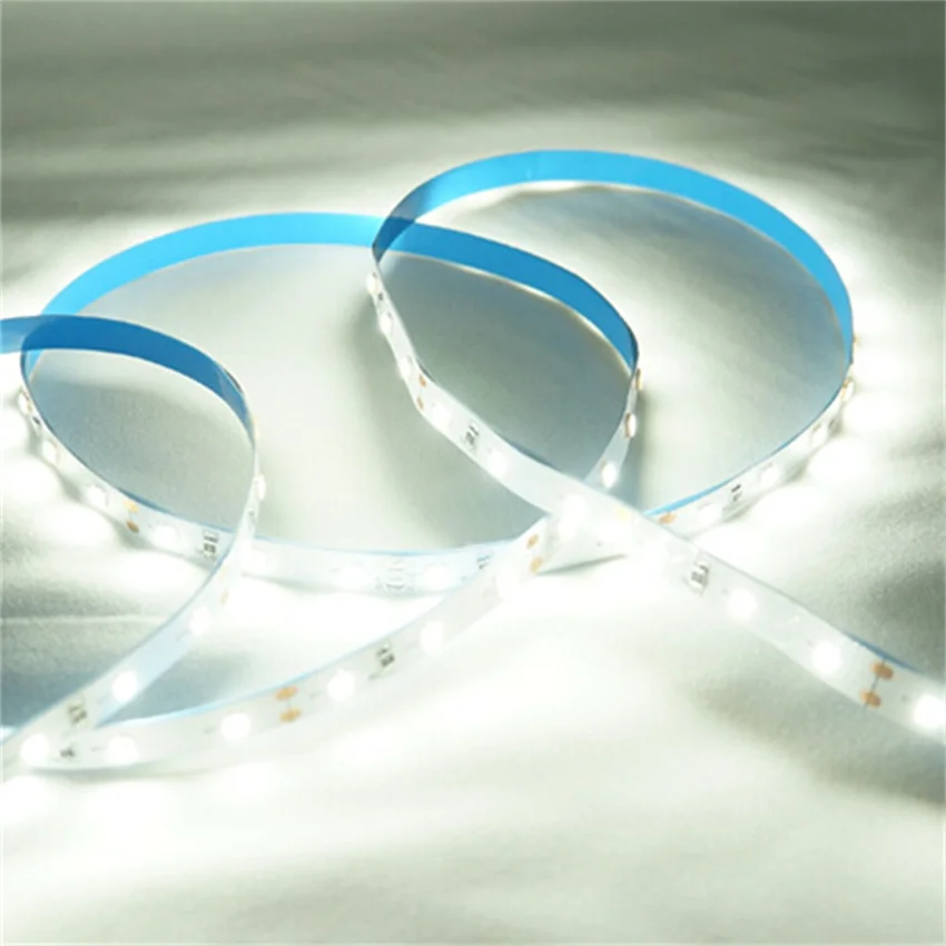 

dc12v dc24v smd2835 60led/m 4.8w/m 5m/roll High Quality SMD LED Strip high brightness with 3M adhesive glue at backside