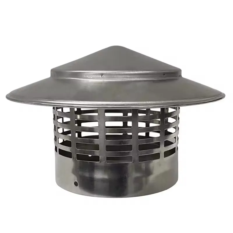 110/160mm Stainess Steel Chimney Cap For Ventilation Ducts Thicken Chimney Pot Cover Air Vent Roof Cowl Top Hat Exhaust Hood