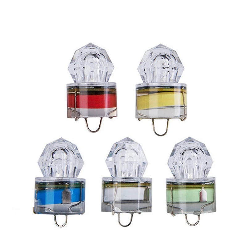 

1 Piece Diamond Shaped LED Lure Tough Light for Night Fishing with Built-in Encapsulated Battery