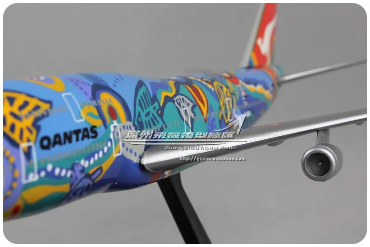 28cm australijskie linie lotnicze B747 oceaniczny sen 1:250 plastikowe zmontowane linie lotnicze Model samolotu W stoisku na prezent dla samolotów