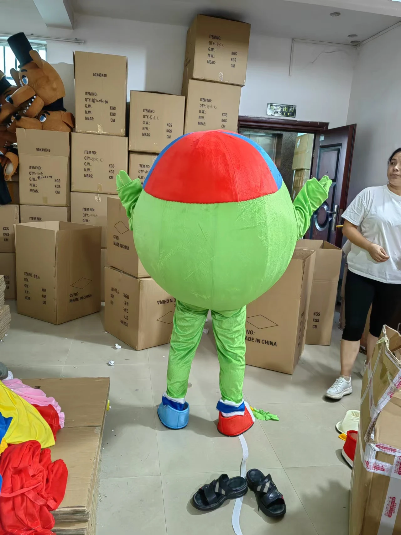 التنس، كرة القدم، كرة السلة زي التميمة حفل الإعلان فستان بتصميم حالم حفلة عرض مسرحي تأثيري الحيوان كرنفال الدعائم #3