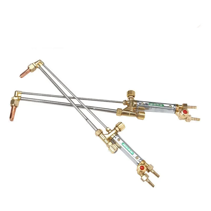 

Acetylene 300 cutting gun 30 type nozzle cutting torch tempering copper anti-straight head cutting gun 10 full