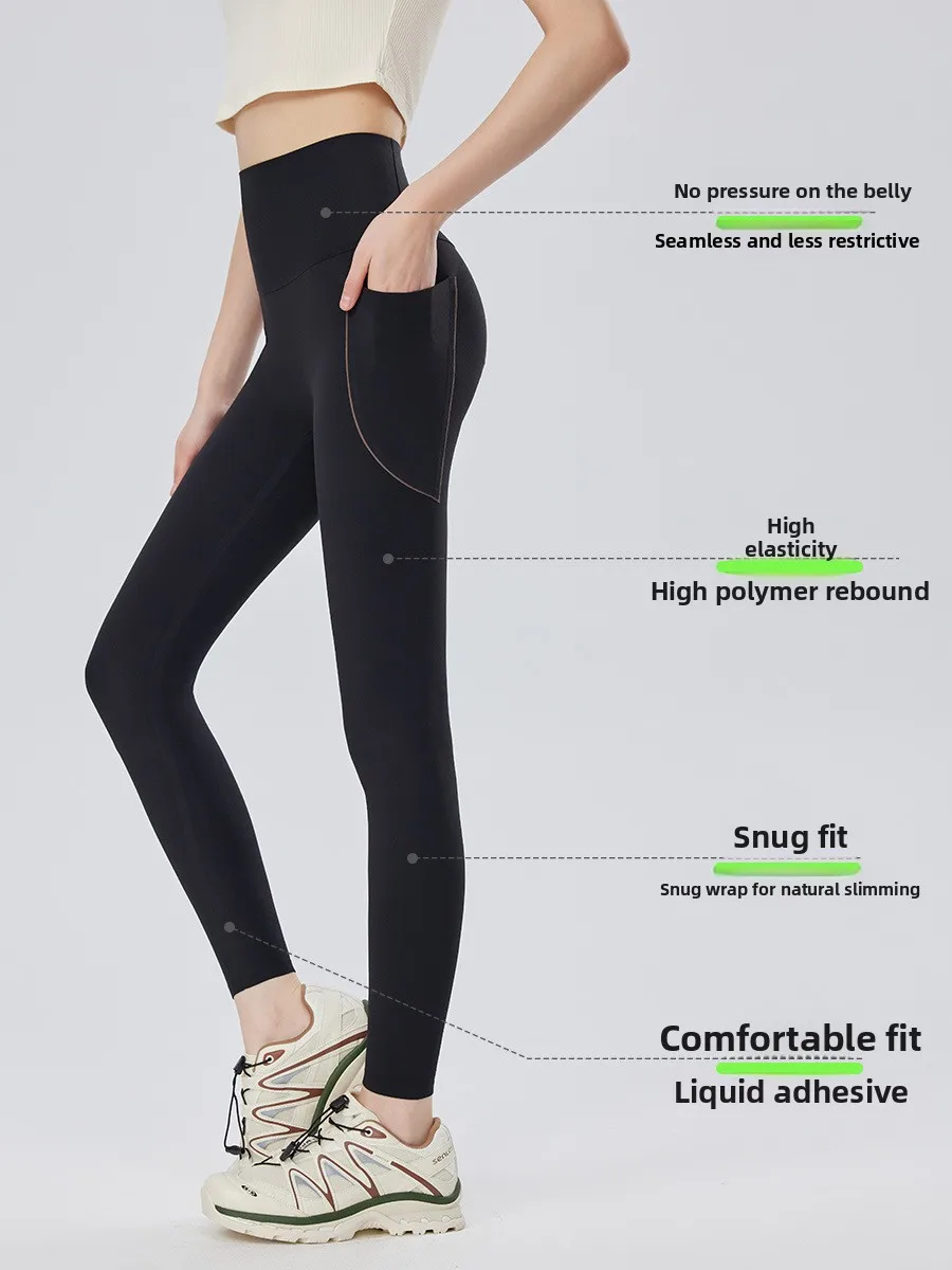 ket arkskin Yoga Pants Women's Sl Spor Slimming Tight Matte a Tummy Control Butt Lifting Base Layer Pants