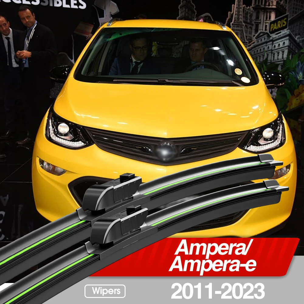 For Opel Ampera Ampera-e 2011-2023 Front Windshield Wiper Blades 2pcs Windscreen Window Accessories 2012 2014 2016 2019 2020
