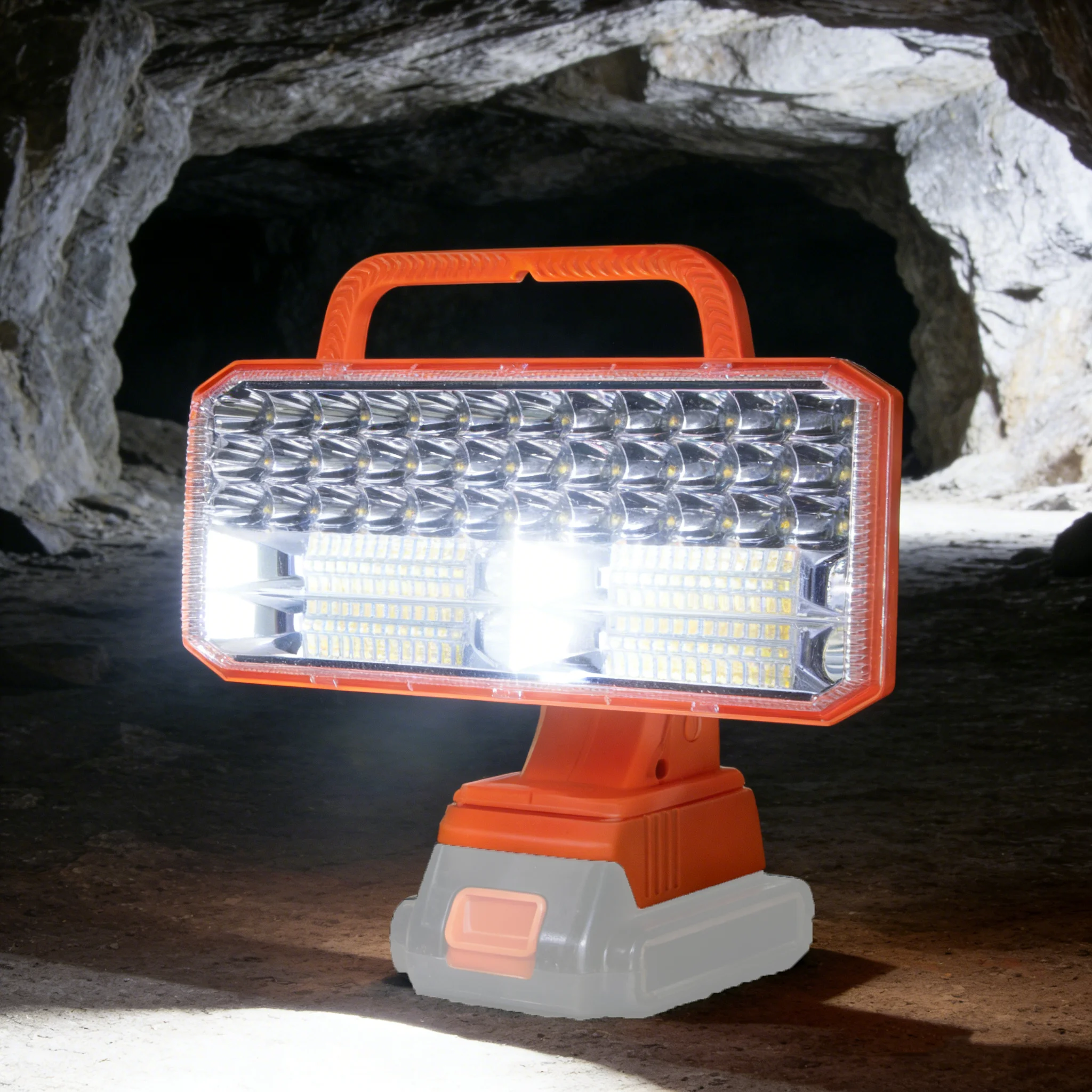 Lampe de poche LED Portable 9 ''pour batterie Li-Ion Black & Decker 18 W avec USB intérieur extérieur Camping outils de travail lumière (sans batterie)