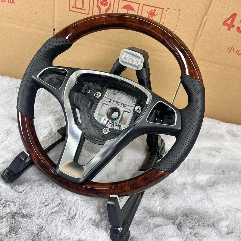 Wood Steering wheel For Mercedes Benz GLC W213 GLE GL W205 GLA W222