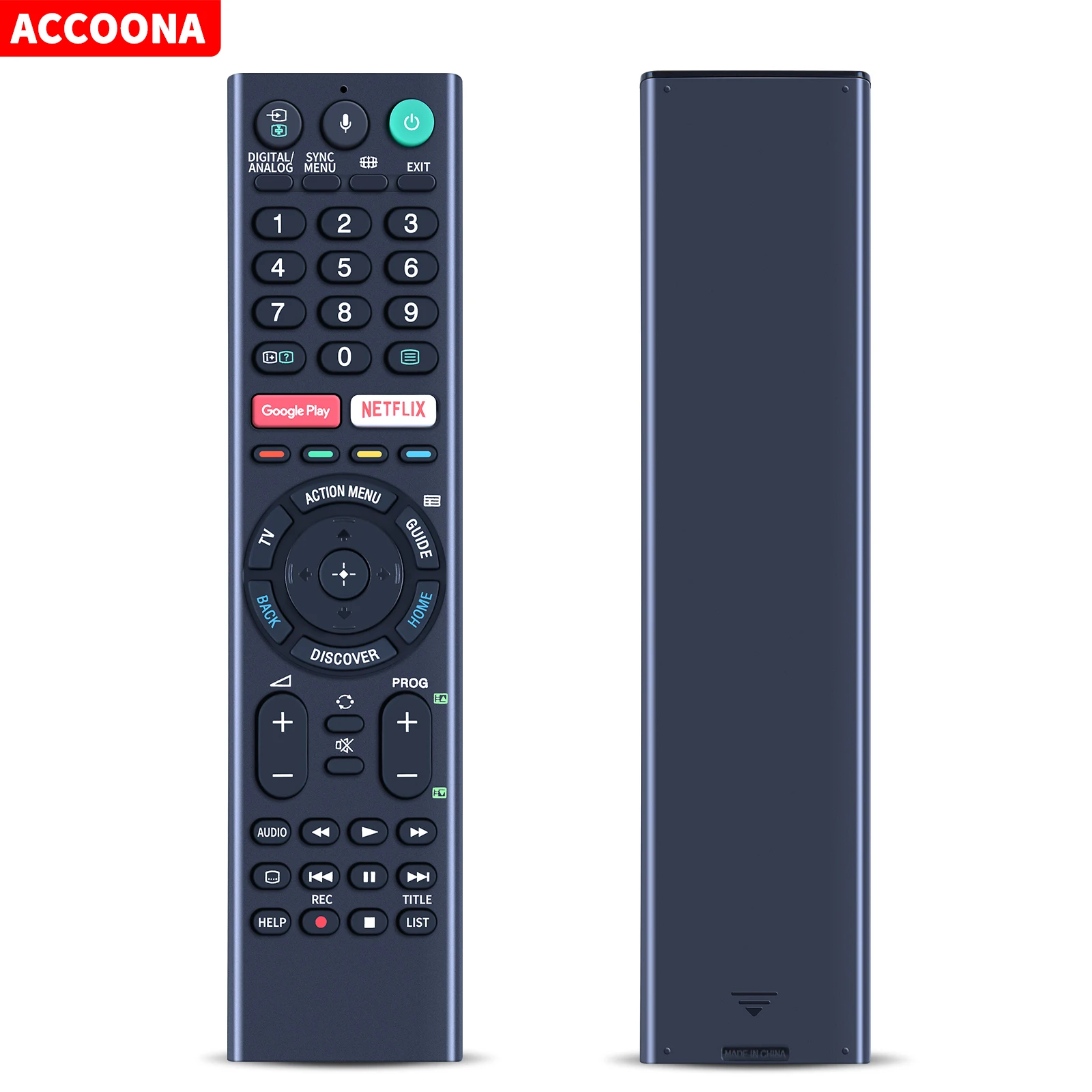 REMOTE control for SONY TV RMF-TX200A RMFTX200A KD-43X8000D KD-49X8000D KD-55X8500D