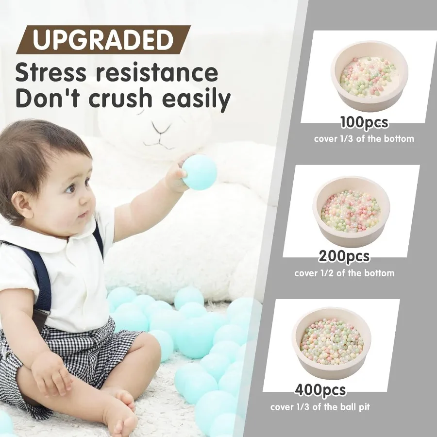 ลูกบอลสำหรับสระบอล 100 ลูก รูปดาว สำหรับเด็กทารก ลูกบอลพลาสติกสำหรับสนามเด็กเล่น ลูกบอลสำหรับสระบอล ลูกบอลสำหรับสุนัข