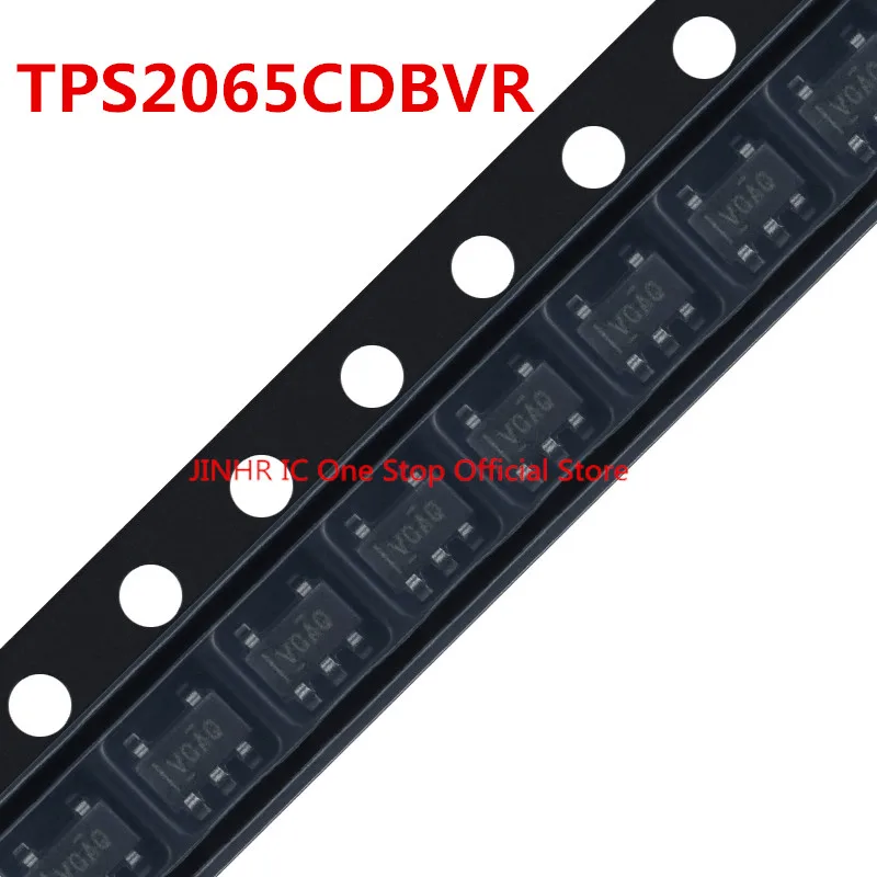New 10PCS TPS2065 TPS2065C TPS2065CDBVR, Marking VCAQ, SOT-23-5