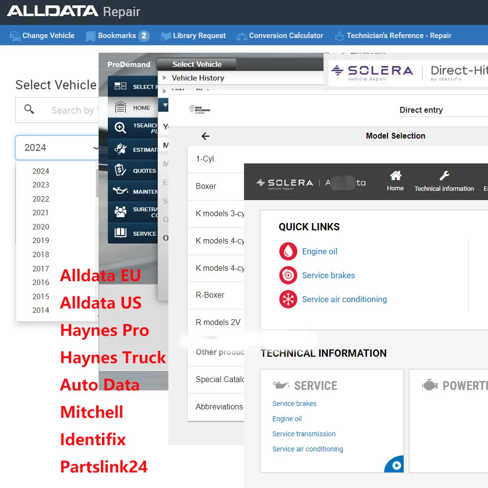 Alldata 2025  Auto-data  Full Version Online Software Combination Packages For Mit-chel Identifix Workshop Repair Automatic