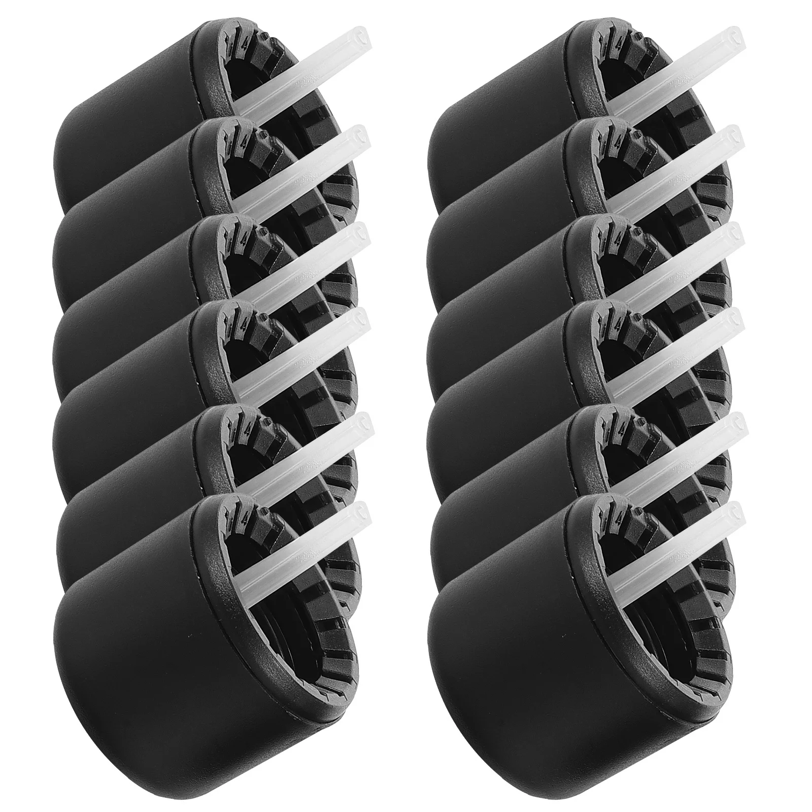 

20Pcs Essential Oil Bottle Caps Matte Black Leakproof Childproof Sealing Replacement Caps for Glass Dropper Bottle Tops