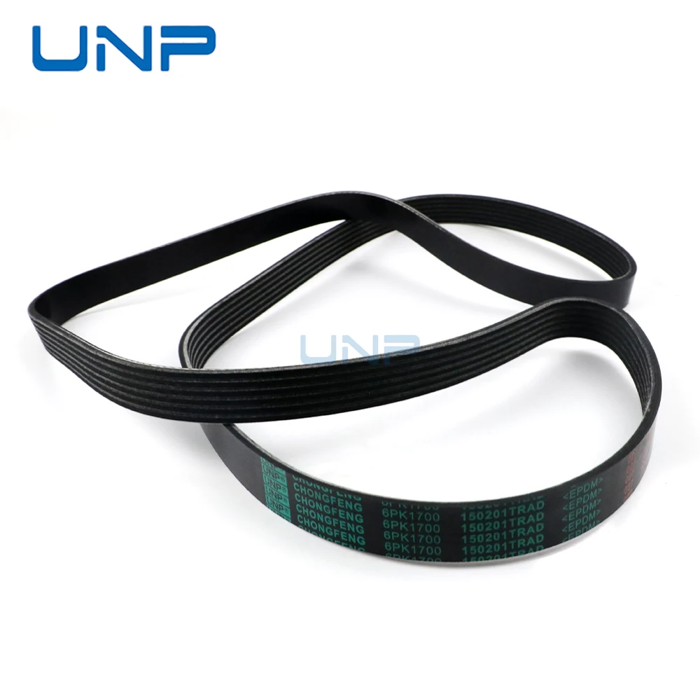 6PK1700 03C260849A 11288512067 V-Ribbed Belt for BMW X5 X6 CHEVROLET Aveo FORD Fiesta HYUNDAI Sonata KIA PEUGEOT 306 VW Passat
