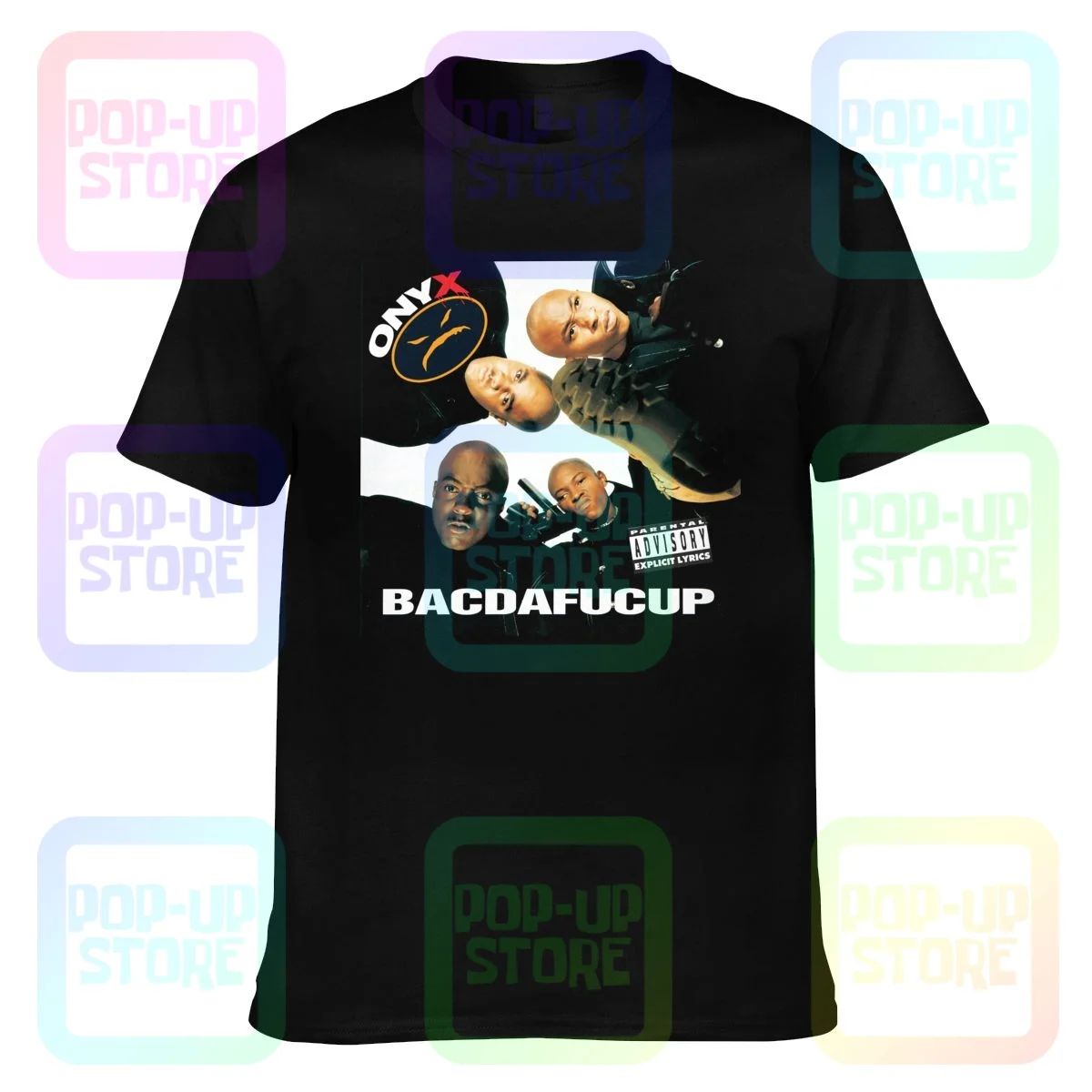 Onyx Bacdafucup Tour Rap Hip Hop Nwa Deathrow T-shirt Tee Shirt Vtg Print Premium High Quality