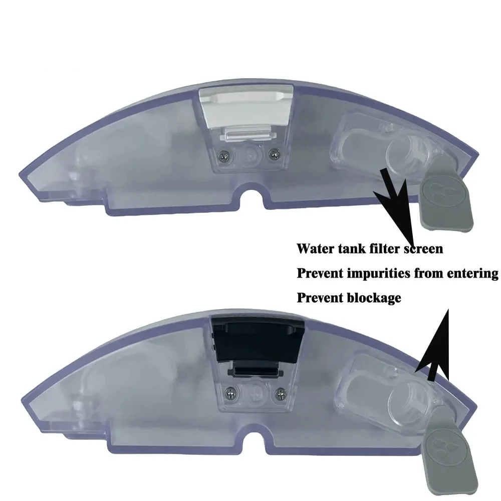 Tanque de água Roborock-s8 s80, acessórios originais para s85/s80 +/s8aspirador, peças sobressalentes, preto e branco