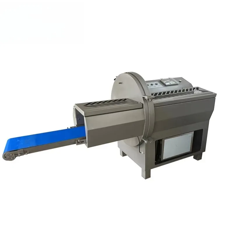 Automatic Chopping Machine and Fresh & Frozen Boneless Meat Slicer for Fresh Chicken Breast, Pork, Beef, and Frozen Meat Slicing