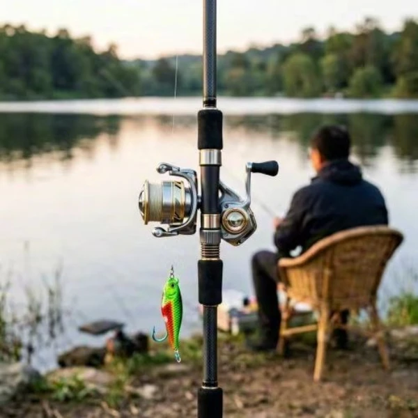 crashlands tier 2 fishing pole CHAOS STSP 15-50 7FT Gold from CHAOS – CHAOS Open Reel Closed Face Brand_Aftco free stainless guides and Style:QR750 (Clam Pack)