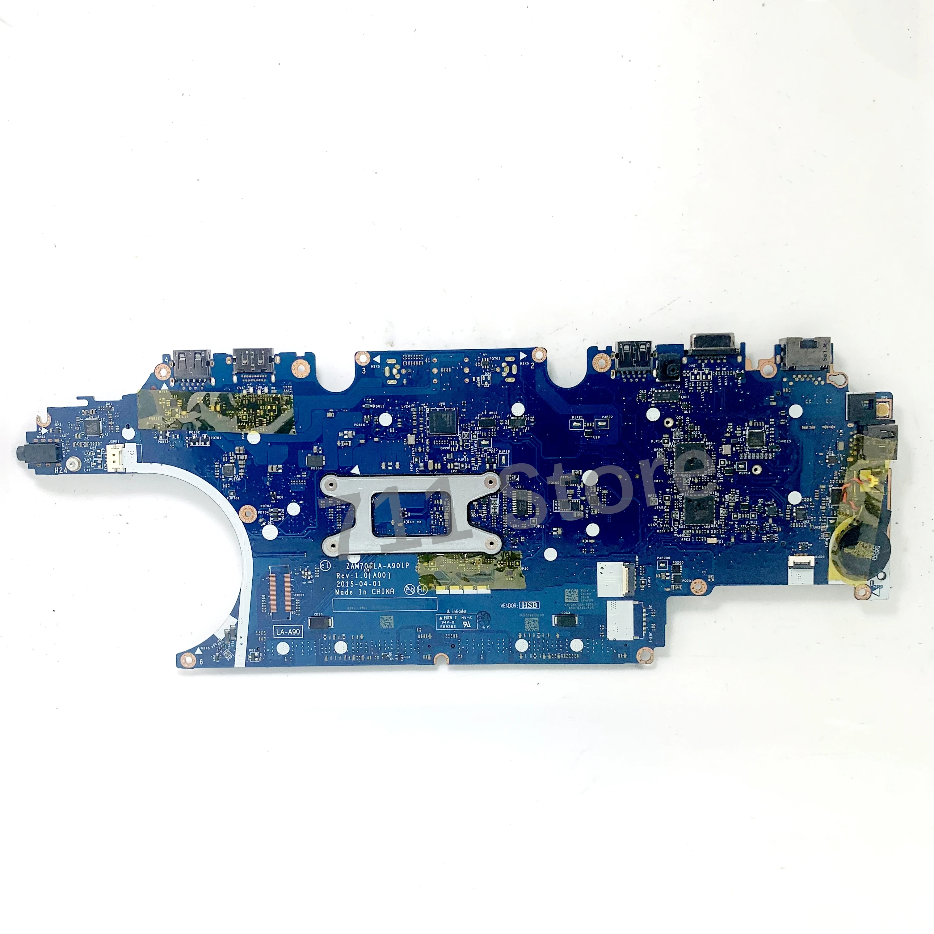 Mainboard CN-0X4VXX 0X4VXX X4VXX ZAM70 LA-A901P For Latitude E5450 Laptop Motherboard With SR23Y I5-5200U CPU 100% Full Test OK