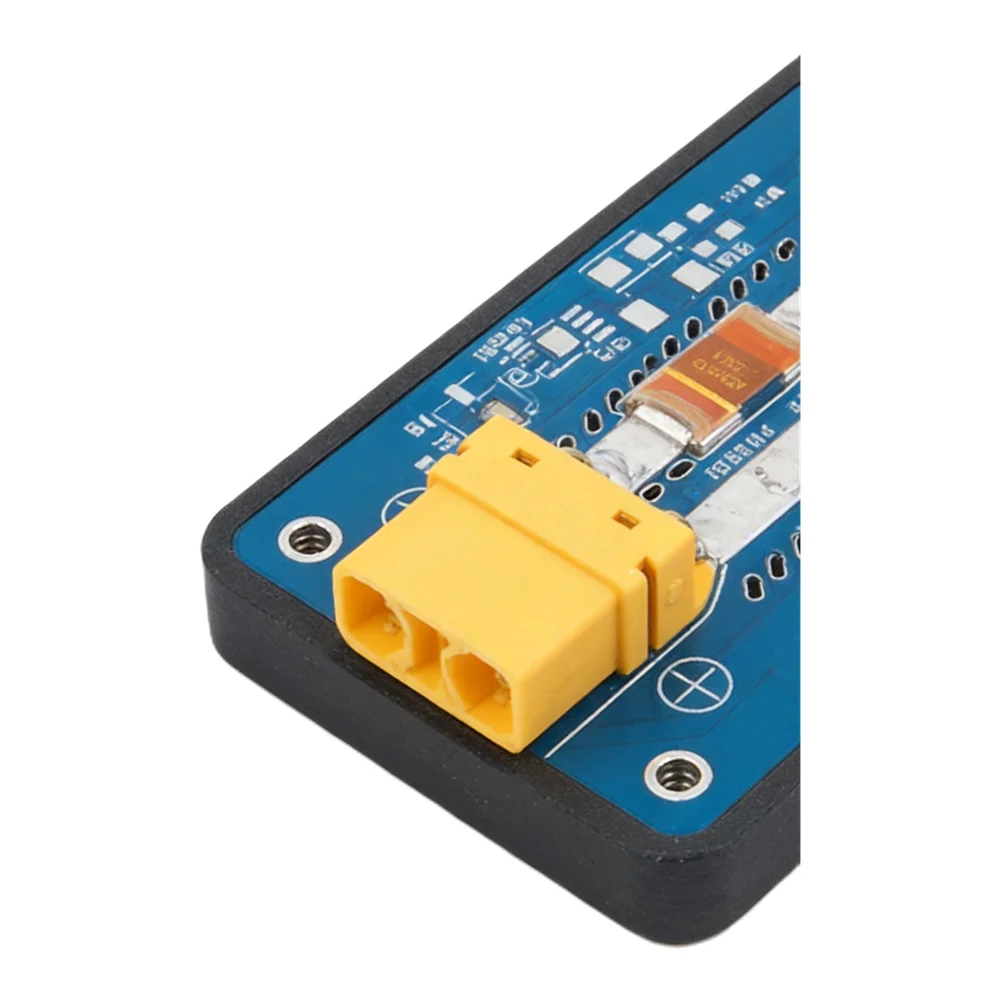 For XT90 Fitted Current Measurement Module INA228 0-100A Range 0-100V Input I2C Communication 50g 86x54.5x19mm Blue Black PCB