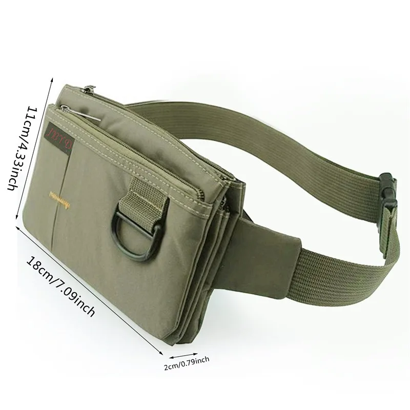 High Quality Ultrathin Hip Pack Tactical Waist Packs Belt Bag Passport Outdoor Cycling Riding Jogging Travel Fitness Bag