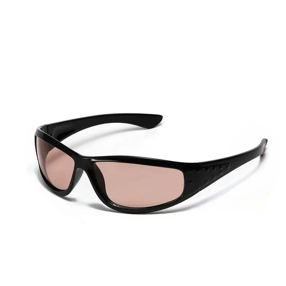Y2K Silber Sonnenbrille Farbe ausgehöhlt Zukunft Sinn für Technologie Hot Girls Net Red Sonnenbrille Frauen Sonnenbrille trendige Männer