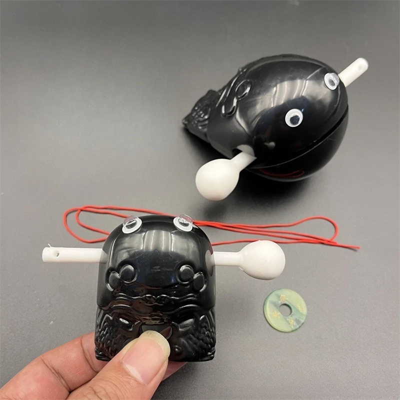 Strumento musicale a percussione per bambini Ritmo educativo Giocattolo Blocco del tempio per ufficio Rilassante Stress Calma la mente Pesce di legno