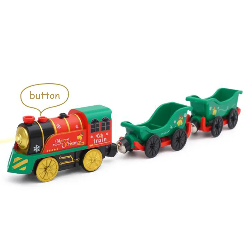 Tren Eléctrico de Juguete con Locomotora a Pilas, Motor Potente, Compatible con Vías de Madera Biro, Regalo para Niños - AliExprs 26